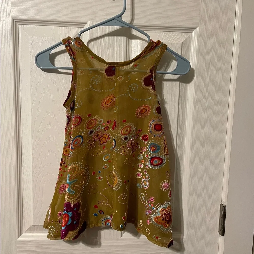 CWD Kids toddler sheer/textured tank top sz 4